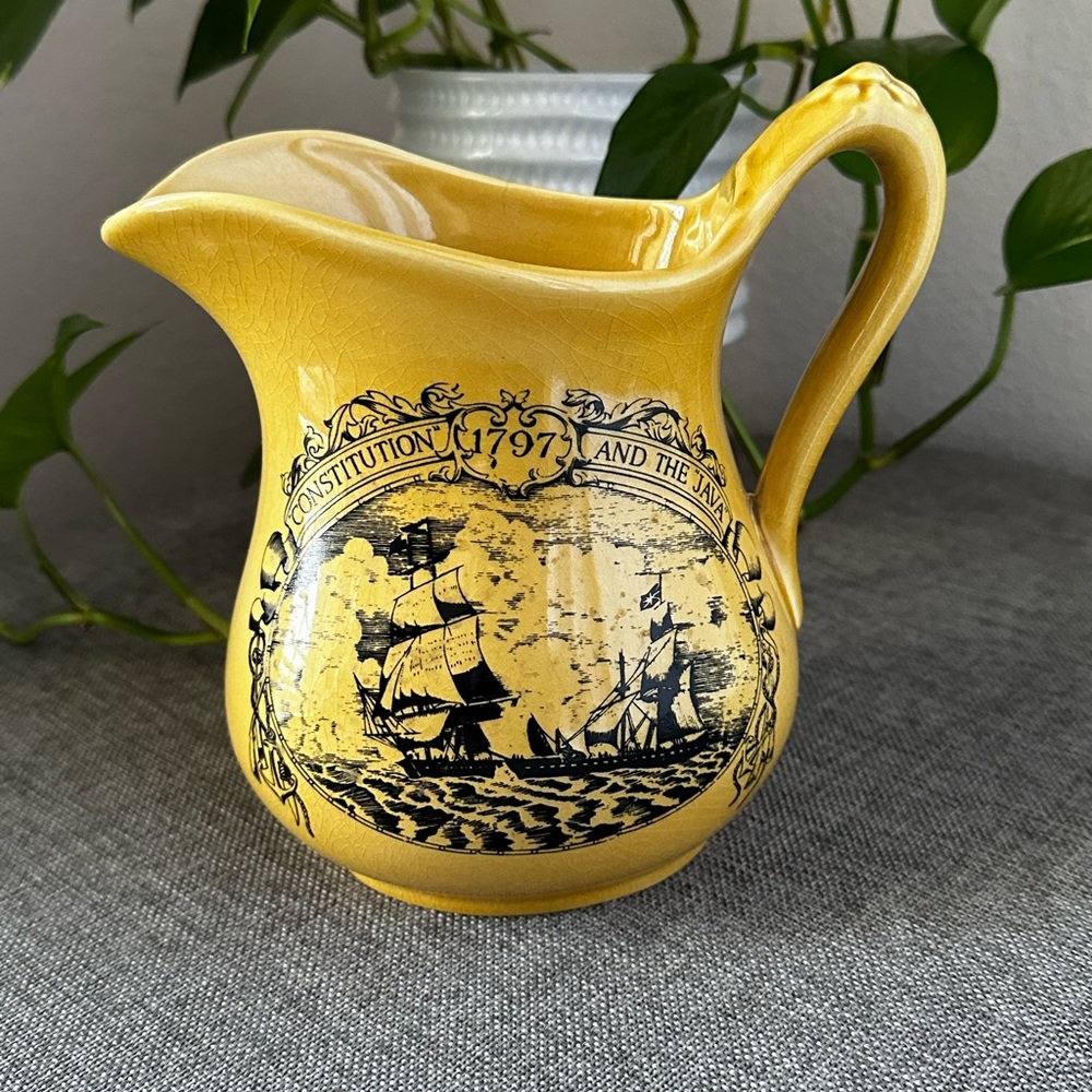 Royal Crownford Ironstone | Constitution and The Java | Pitcher